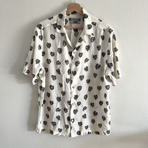 | ALL SAINTS | Snakeheart Short Sleeve Button Down